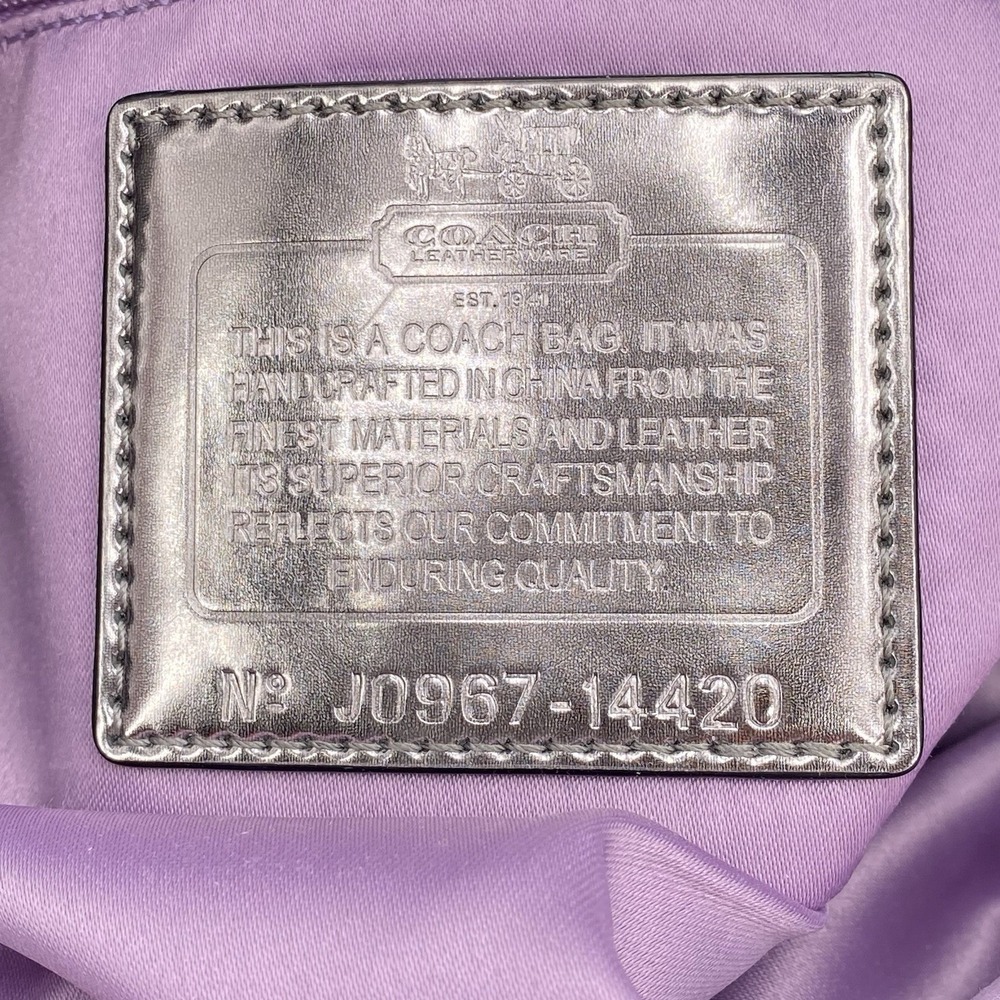 Coach Madison‎ Maggie Op Art Signature Jacquard Shoulder Bag 14420 - Picture 14 of 16